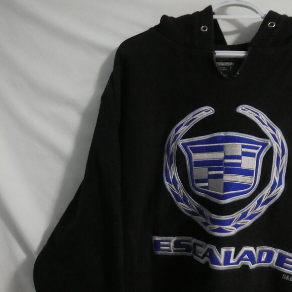 Vintage Y2K | STEVE & BARRY'S | large | Escalade - Cadillac Hooded Sweatshirt - Picture 4 of 16